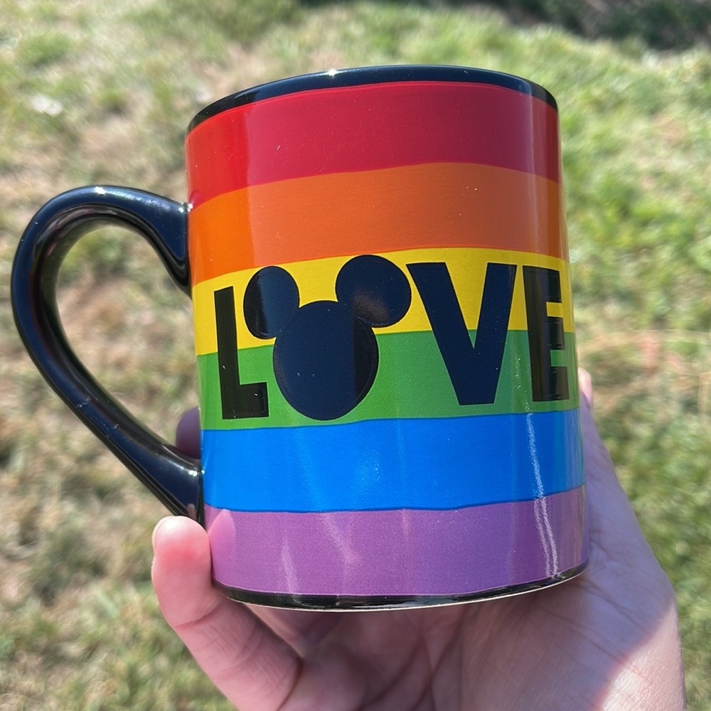 Disney Rainbow Collection Mickey Mouse Pride 🌈 Love Coffee Mug